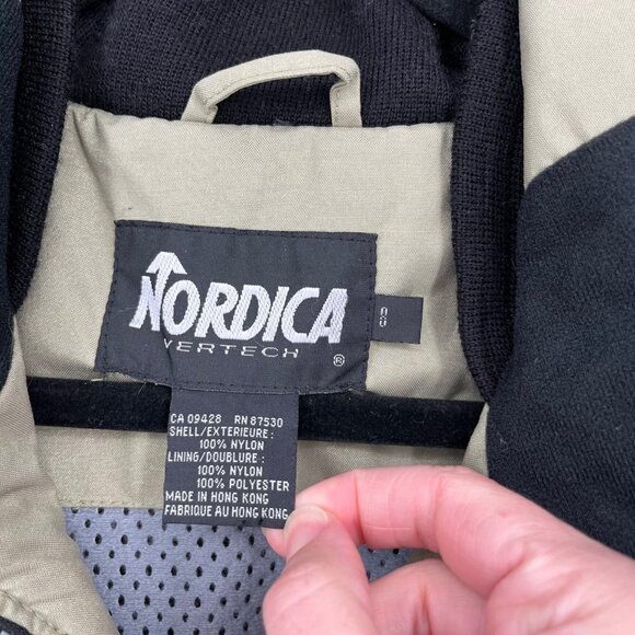Nordica Vertech Womens Pullover Ski Parka Size 8 Black Red VTG 80s 90s Longline - Picture 11 of 16